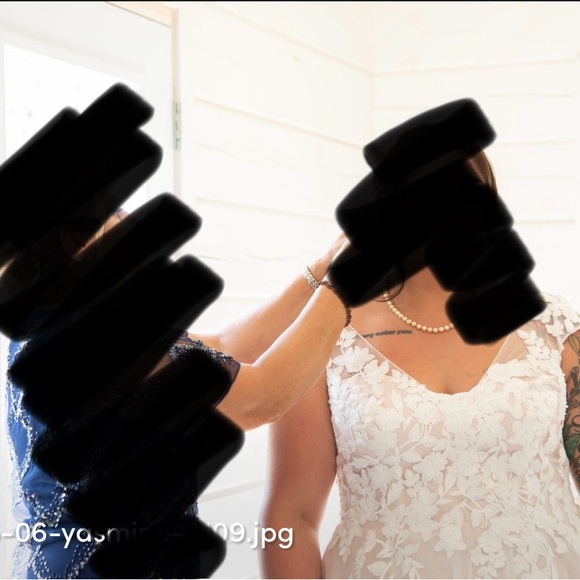 Cap sleeve tule ball gown - Picture 5 of 6